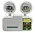 Dual-head emergency light